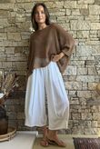 Conrad Grunge Loose Cotton Knit Hazelnut
